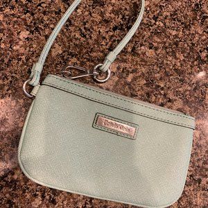 Calvin Klein leather wristlet